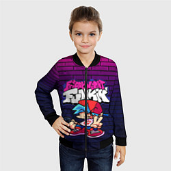 Бомбер детский FRIDAY NIGHT FUNKIN, цвет: 3D-черный — фото 2
