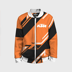 Бомбер детский KTM КТМ SPORT, цвет: 3D-белый