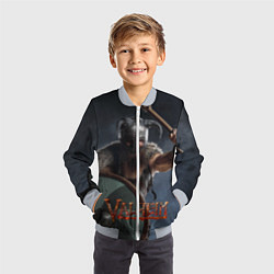 Бомбер детский Viking Valheim, цвет: 3D-серый — фото 2