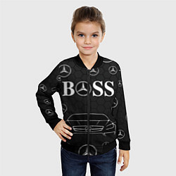 Бомбер детский BOSS MERCEDES-BENZ, цвет: 3D-черный — фото 2