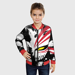 Бомбер детский БЛИЧ МАСКА ИЧИГО ПУСТОГО, цвет: 3D-красный — фото 2