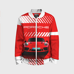 Детский бомбер PORSCHE ПОРШЕ RED STYLE