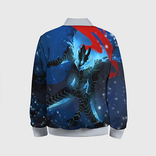 Детский бомбер Поднятие уровня Аниме / 3D-Серый – фото 2