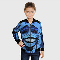 Бомбер детский ПОДНЯТИЕ УРОВНЯ В ОДИНОЧКУ, цвет: 3D-черный — фото 2