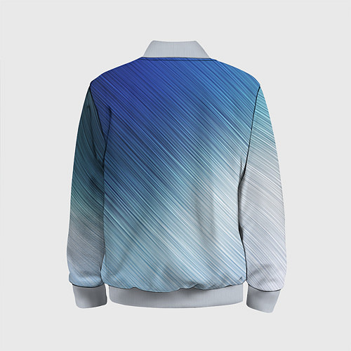 Детский бомбер Текстура Оттенки льда / 3D-Серый – фото 2