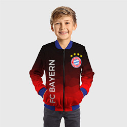 Бомбер детский ФК БАВАРИЯ BAYERN МЮНХЕН, цвет: 3D-синий — фото 2