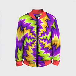 Бомбер детский ЛЕДЕНЕЦ КОНФЕТА КАРАМЕЛЬ, цвет: 3D-красный