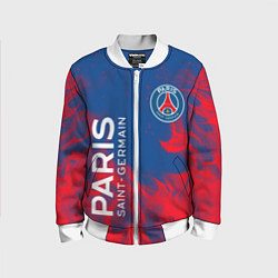 Бомбер детский ФК ПСЖ PARIS SAINT GERMAIN, цвет: 3D-белый