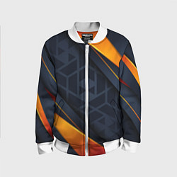 Бомбер детский BLACK ORANGE, цвет: 3D-белый