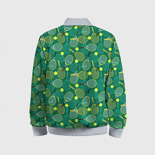 Детский бомбер Большой Теннис / 3D-Серый – фото 2