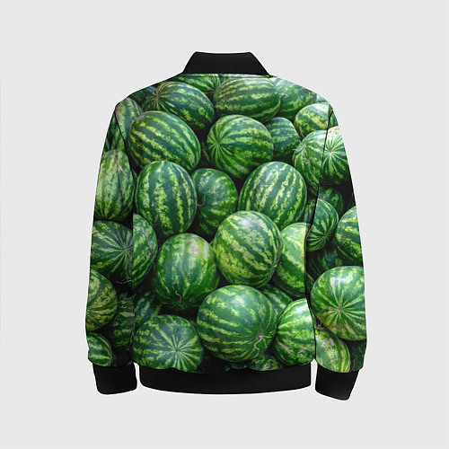 Детский бомбер Арбузы / 3D-Черный – фото 2