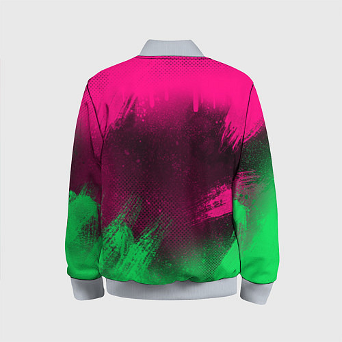 Детский бомбер NEON HONDA НЕОН ХОНДА / 3D-Серый – фото 2