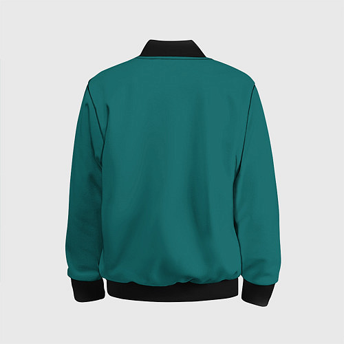 Детский бомбер Персонаж 001 / 3D-Черный – фото 2