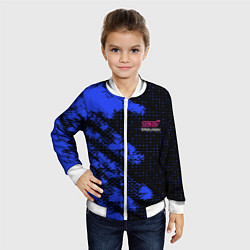 Бомбер детский SUBARU STI СУБАРИСТ, цвет: 3D-белый — фото 2