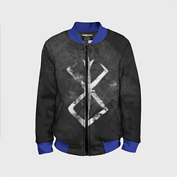 Бомбер детский BERSERK LOGO GRUNGE, цвет: 3D-синий
