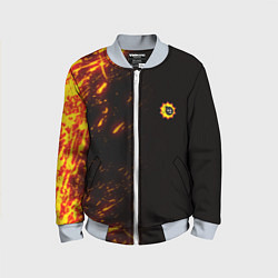 Бомбер детский Serious Sam Fire Wave, цвет: 3D-серый