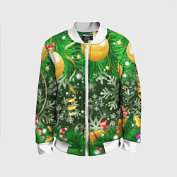 Детский бомбер Новогоднее Настроение Елка