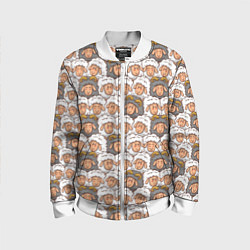 Бомбер детский Овечки и барашки, цвет: 3D-белый