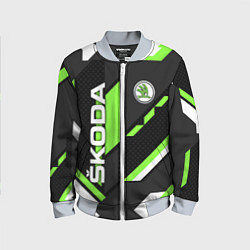 Детский бомбер ШКОДА ГЕОМЕТРИЯ ЛИНИИ SKODA GEOMETRY SPORT