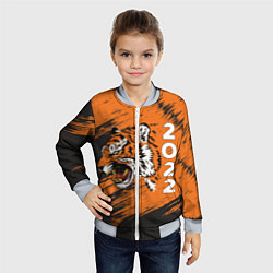 Бомбер детский ТИГР 2022 TIGER 2022, цвет: 3D-серый — фото 2