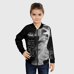 Бомбер детский DEAD BY DAYLIGHT - Пламя По вертикали, цвет: 3D-черный — фото 2