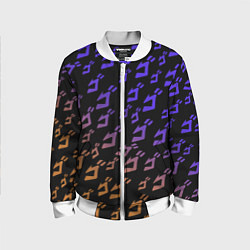 Бомбер детский JOJOS BIZARRE ADVENTURE PATTERN, цвет: 3D-белый