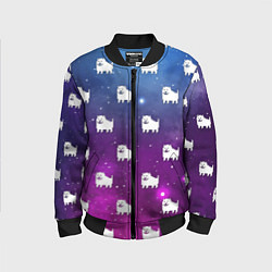 Детский бомбер UNDERTALE DOGS PATTERN SPACE