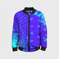 Бомбер детский DEAD BY DAYLIGHT Краски Паттерны, цвет: 3D-черный