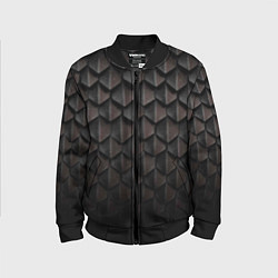 Детский бомбер Чешуя Дракона black edition