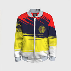 Бомбер детский Кобра кай Cobra Kai спина, цвет: 3D-серый