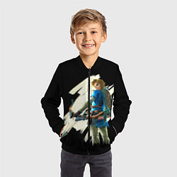 Бомбер детский Линк с луком, цвет: 3D-черный — фото 2