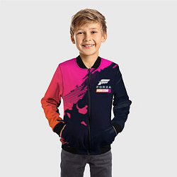 Бомбер детский Форза Хорайзен 5 Forza Horizon 5, цвет: 3D-черный — фото 2