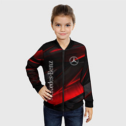 Бомбер детский Mercedes-Benz Геометрия, цвет: 3D-черный — фото 2