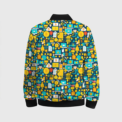 Детский бомбер Трейдер Криптовалют / 3D-Черный – фото 2