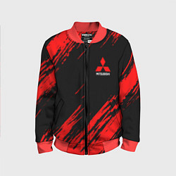 Детский бомбер Mitsubishi Texture Red
