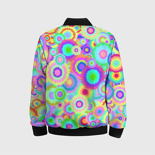 Детский бомбер Disco-Tie-Dye / 3D-Черный – фото 2