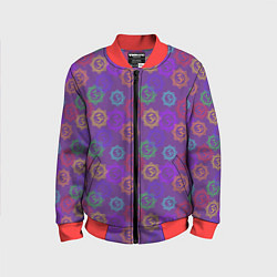 Бомбер детский Мантра ОМ - Аум, цвет: 3D-красный