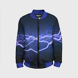 Бомбер детский Lightning Fashion 2025 Neon, цвет: 3D-синий