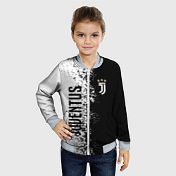 Бомбер детский Juventus ювентус 2019, цвет: 3D-серый — фото 2