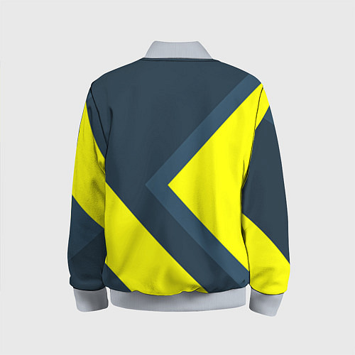 Детский бомбер Геометрическая Стрелка / 3D-Серый – фото 2