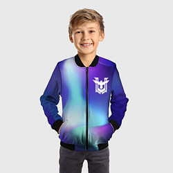 Бомбер детский Free Fire northern cold, цвет: 3D-черный — фото 2