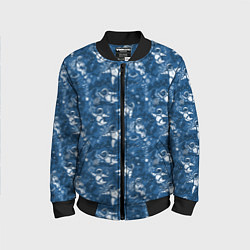 Бомбер детский Космонавт с котом, цвет: 3D-черный