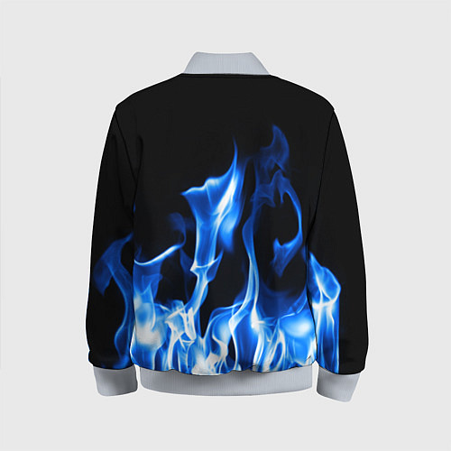 Детский бомбер BMW fire / 3D-Серый – фото 2