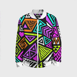 Детский бомбер Abstract geometric shapes