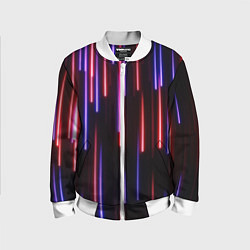 Бомбер детский Метеоритный дождь, цвет: 3D-белый