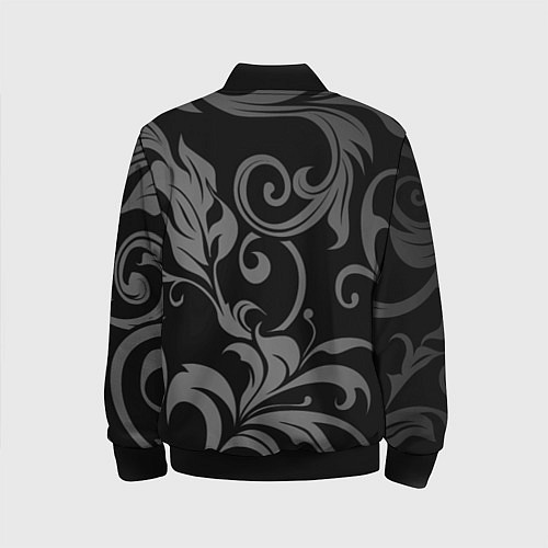 Детский бомбер Сова с золотыми глазами / 3D-Черный – фото 2