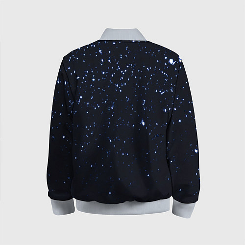 Детский бомбер Мудрое Новогоднее Дерево / 3D-Серый – фото 2