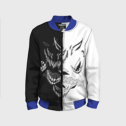 Бомбер детский Drain Face ZXC, цвет: 3D-синий