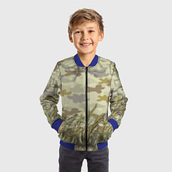 Бомбер детский Камуфляж охотника, цвет: 3D-синий — фото 2