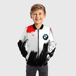 Бомбер детский BMW art, цвет: 3D-черный — фото 2